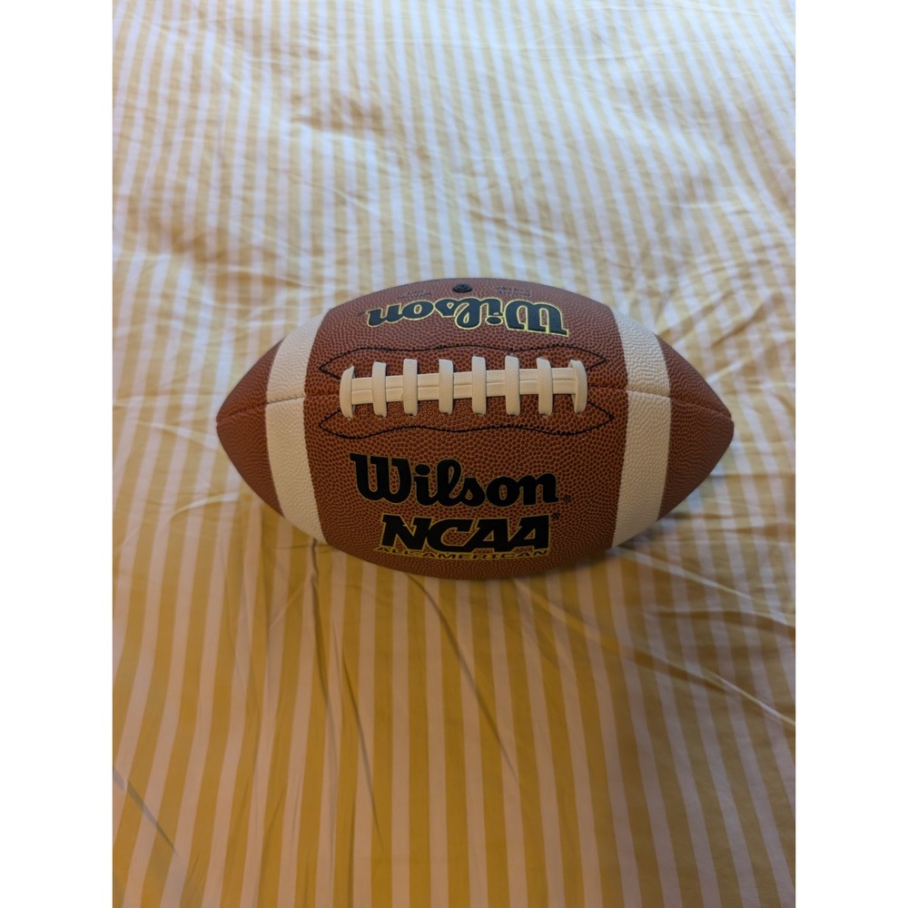 Wilson NCAA Reaction Official Size Football WTF1790 Brown Composite Senior